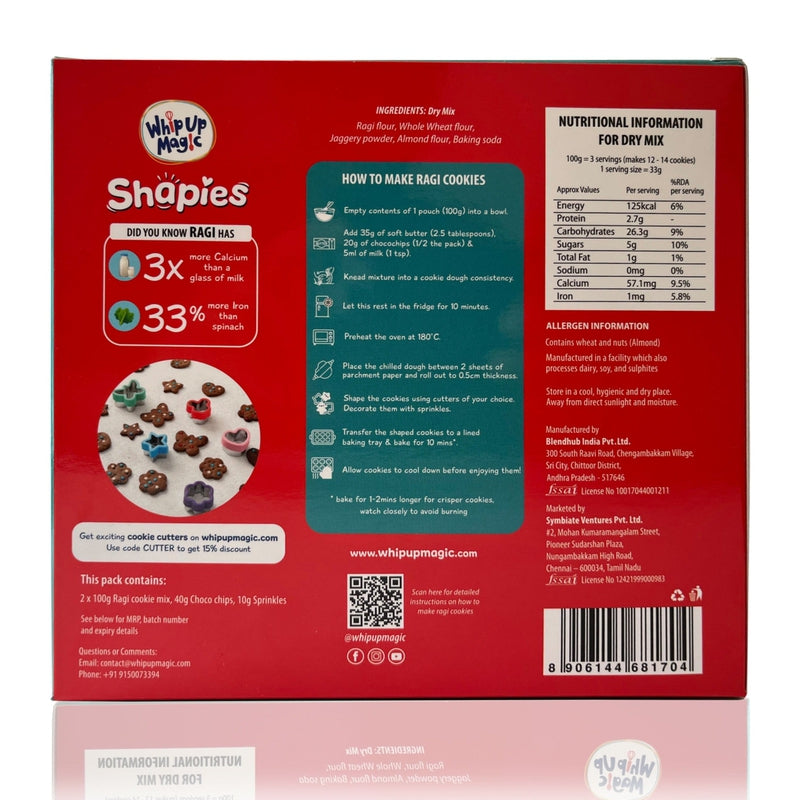 Shapies DIY Ragi Cookie Refill Pack - Disney Marvel