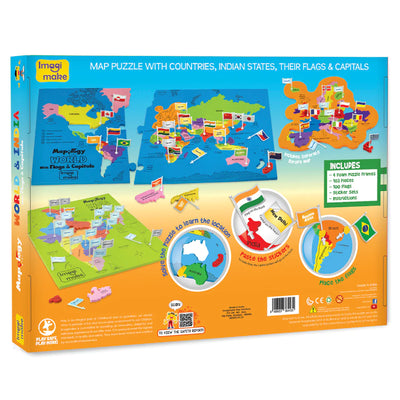 Imagimake Combo: Educational Puzzle & 5-in-1 Craft Kit