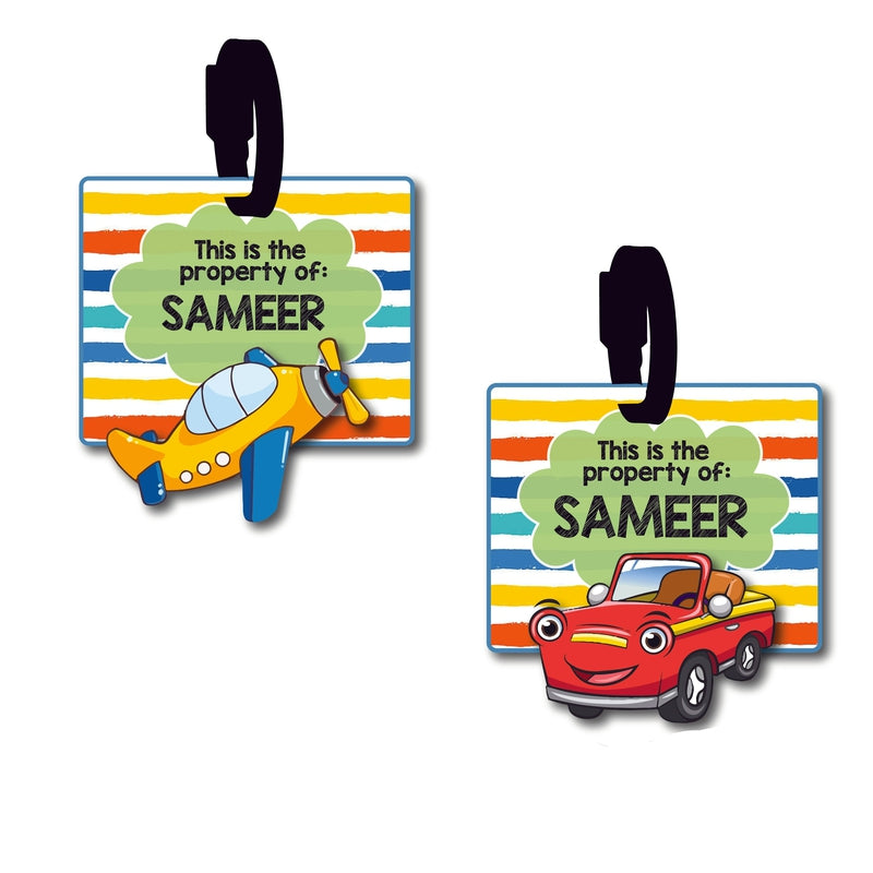 Personalised Bag Tag - Assorted Designs (Cod Not Available)