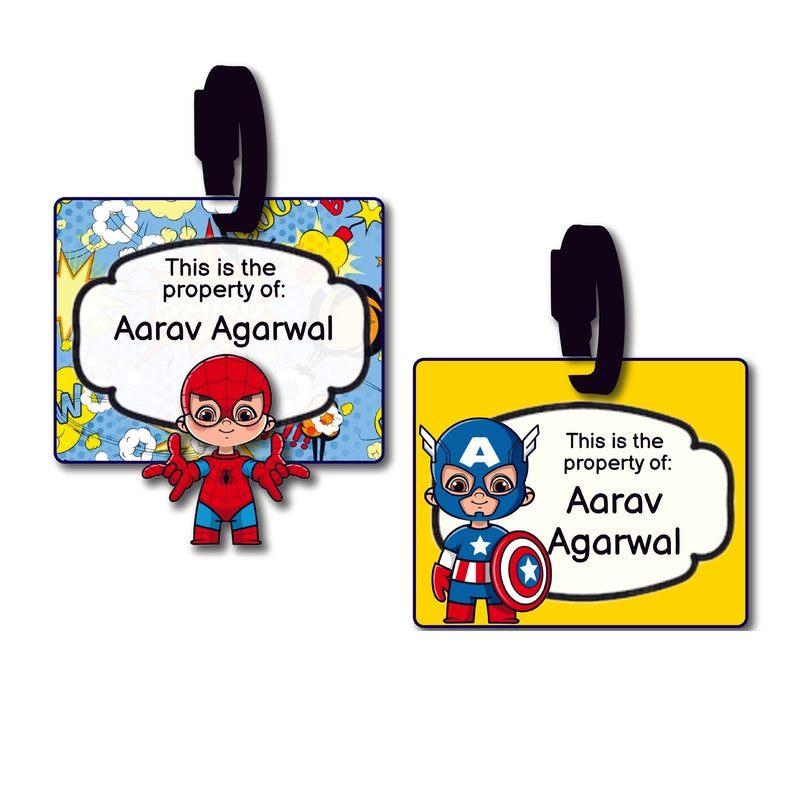 Personalised Bag Tag - Assorted Designs (Cod Not Available)