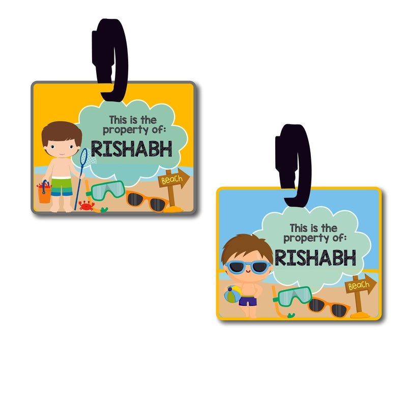 Personalised Bag Tag - Assorted Designs (Cod Not Available)