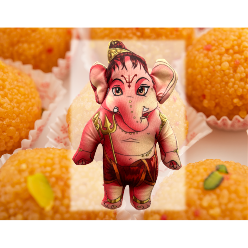 Lord Ganesha Plush Doll (6 Months - 7 Years)