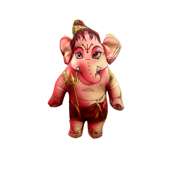 Lord Ganesha Plush Doll (6 Months - 7 Years)