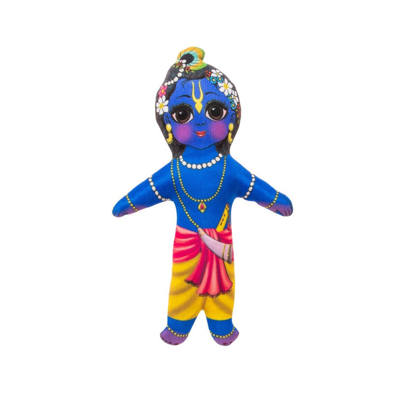 Lord Krishna and Lord Balram Plush Dolls