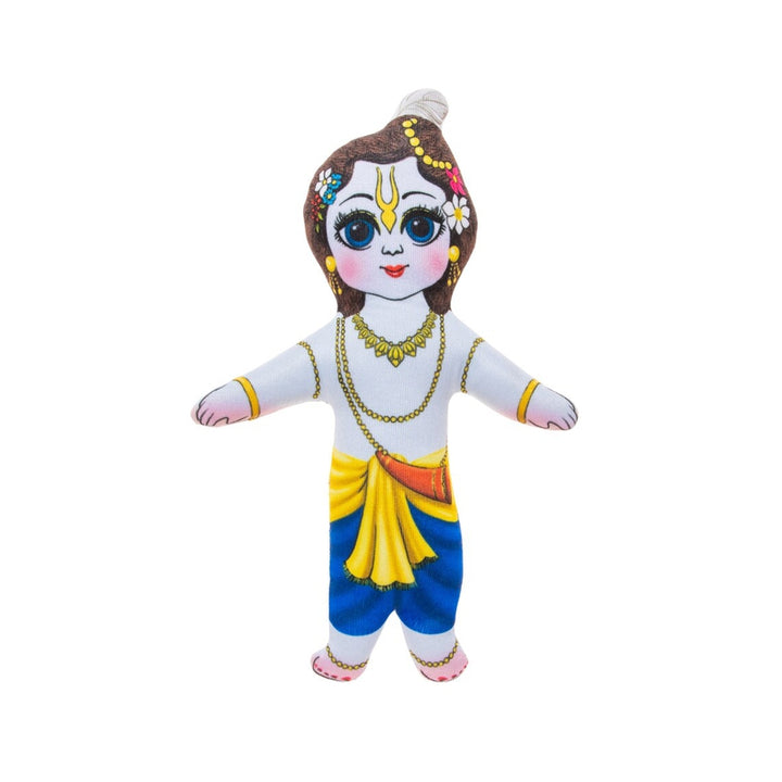 Lord Krishna and Lord Balram Plush Dolls