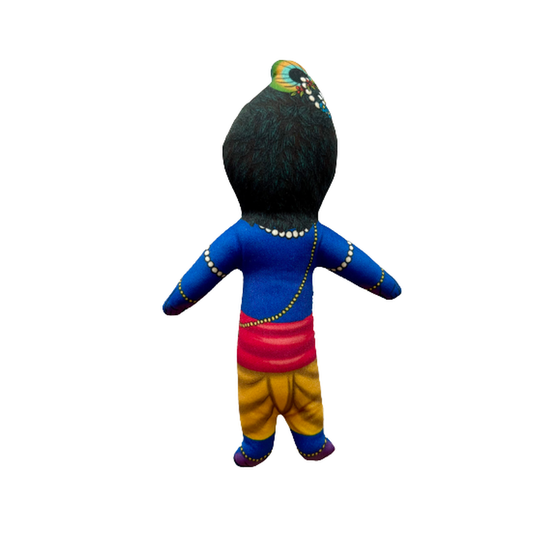 Lord Krishna and Lord Balram Plush Dolls