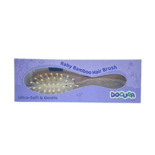 Docura Baby Bamboo Hair Brush - Ultra Soft & Gentle