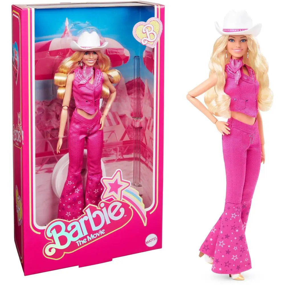 Original Barbie Doll Pink Dress (The Movie Doll Barbie in Pink Western Outfit)