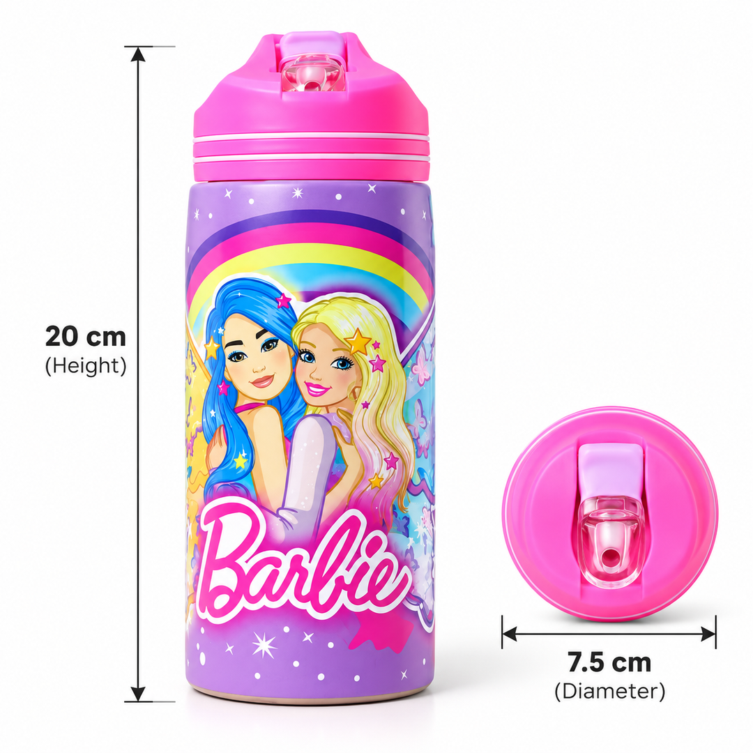 Licensed Barbie Non Insulated Sipper Bottle - 500ml