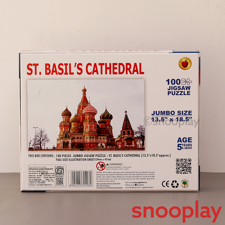Applefun 'n' Learn St. Basil's Cathedral Jigsaw Puzzle - 100 Pieces (5-8 Years)