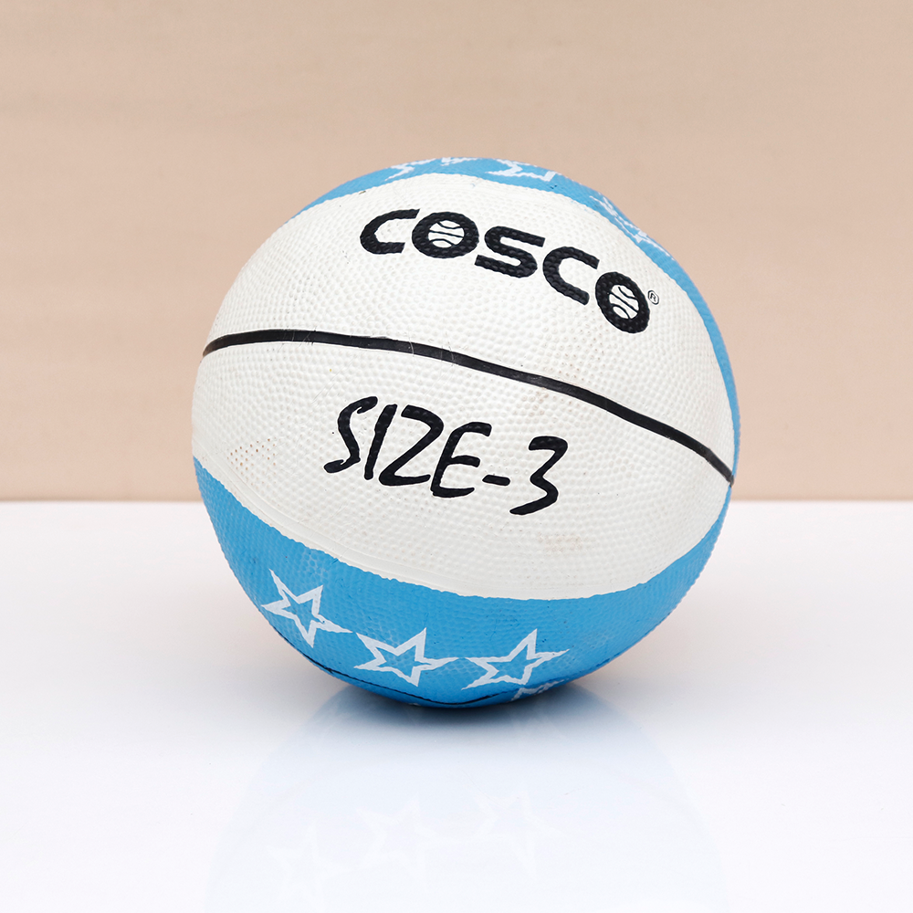 Cosco Multi Graphic Size 3 Rubber Basketball - 13011 (4-6 Years)
