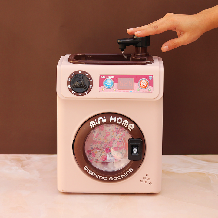 Household Washing Machine with Functional Tap & Rotating Drum (3-7 Years)