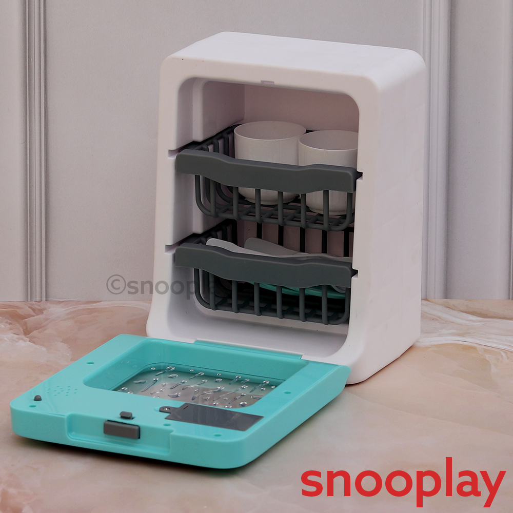 Battery Operated Simulated Dish Washing Machine Playset
