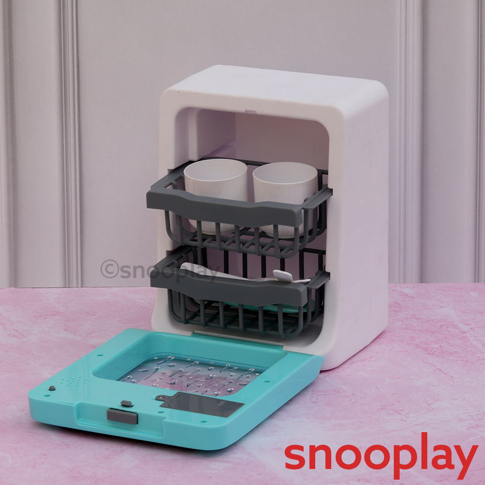 Battery Operated Simulated Dish Washing Machine Playset