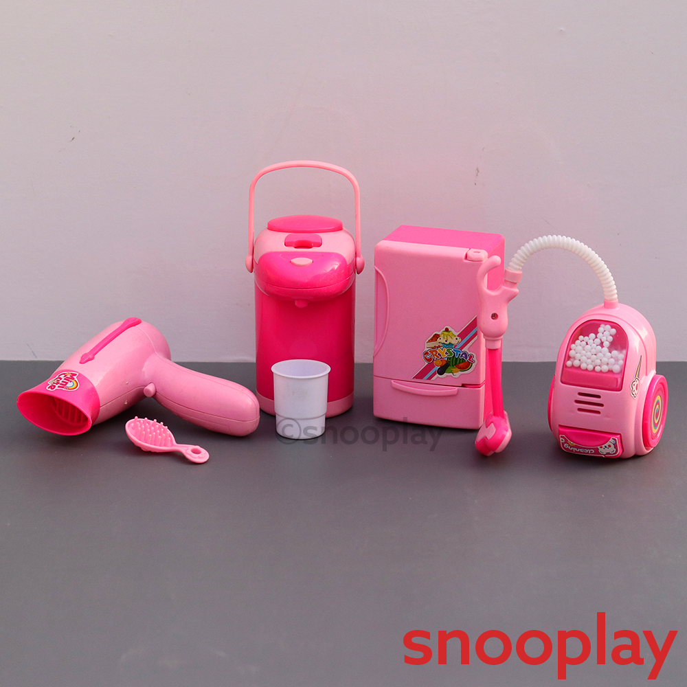 Big Fun Toy Set of 8 Battery Operated Family Suits Home Appliances (3-8 Years)