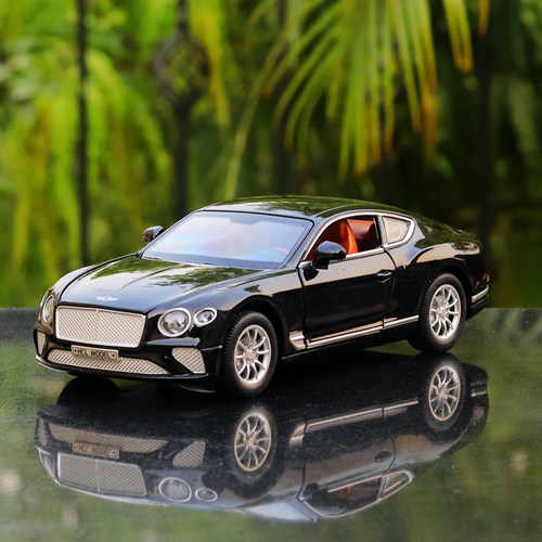 Resembling Bentley Diecast Pullback Car 2405 | 1:22 Scale | Assorted Colors (3 Years till Grown Ups)