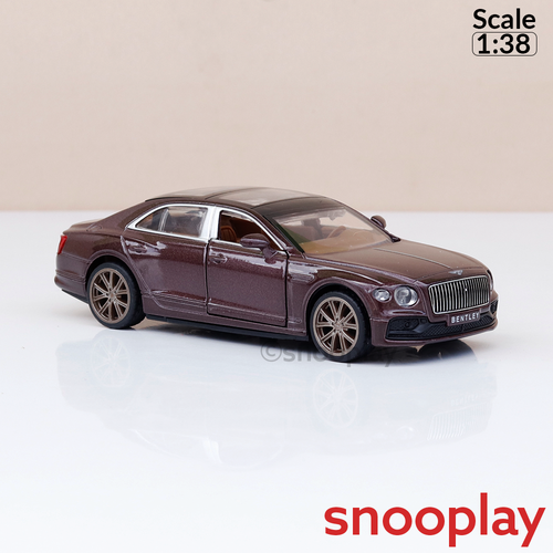Metal Speed Zone Original Bentley Flying Spur Hybrid Licensed Diecast Car with Openable Doors | 1:38 Scale (14 Years till Grown Ups) | Assorted Colors