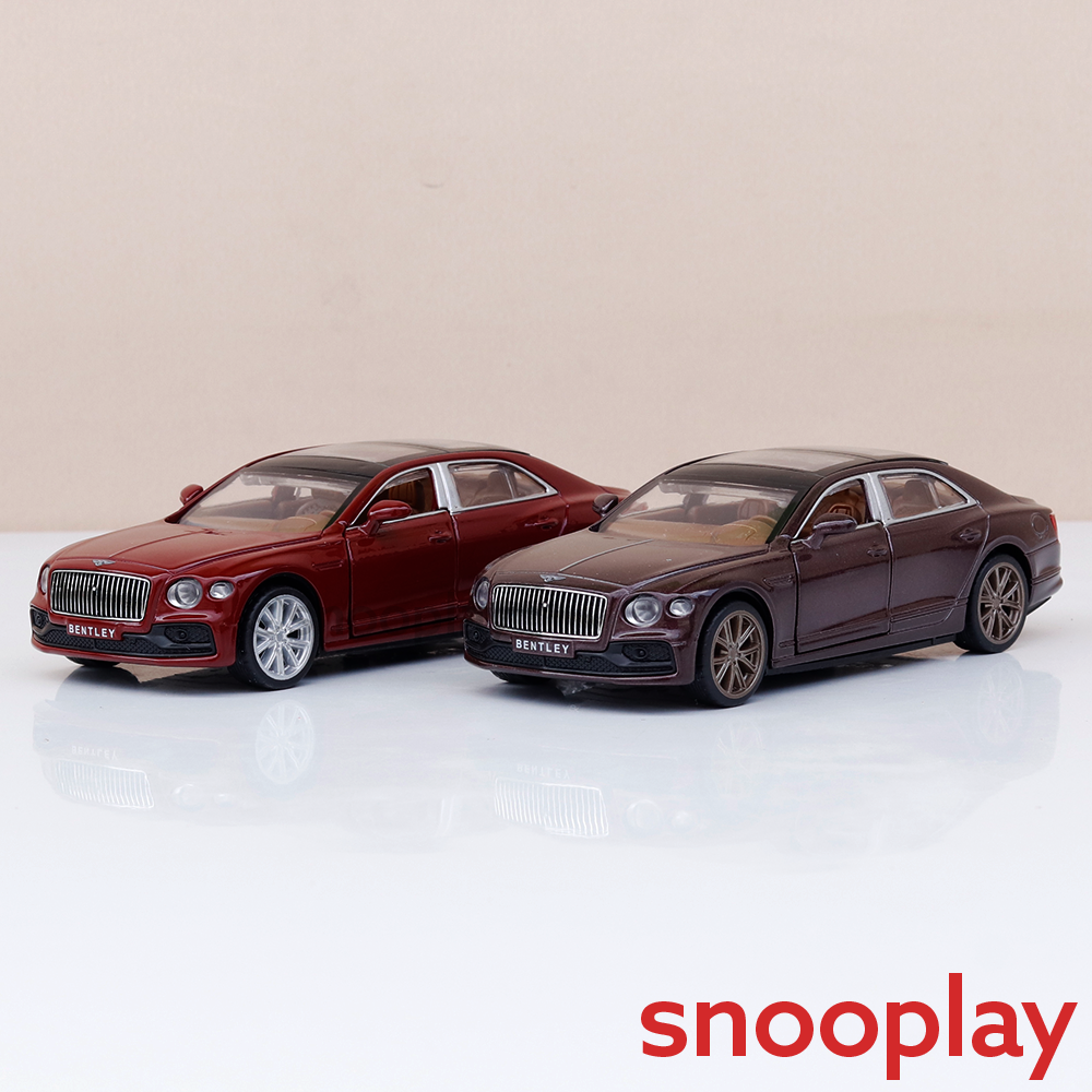 Metal Speed Zone Original Bentley Flying Spur Hybrid Licensed Diecast Car with Openable Doors | 1:38 Scale (14 Years till Grown Ups) | Assorted Colors