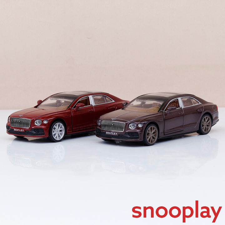 Metal Speed Zone Original Bentley Flying Spur Hybrid Licensed Diecast Car with Openable Doors | 1:38 Scale (14 Years till Grown Ups) | Assorted Colors