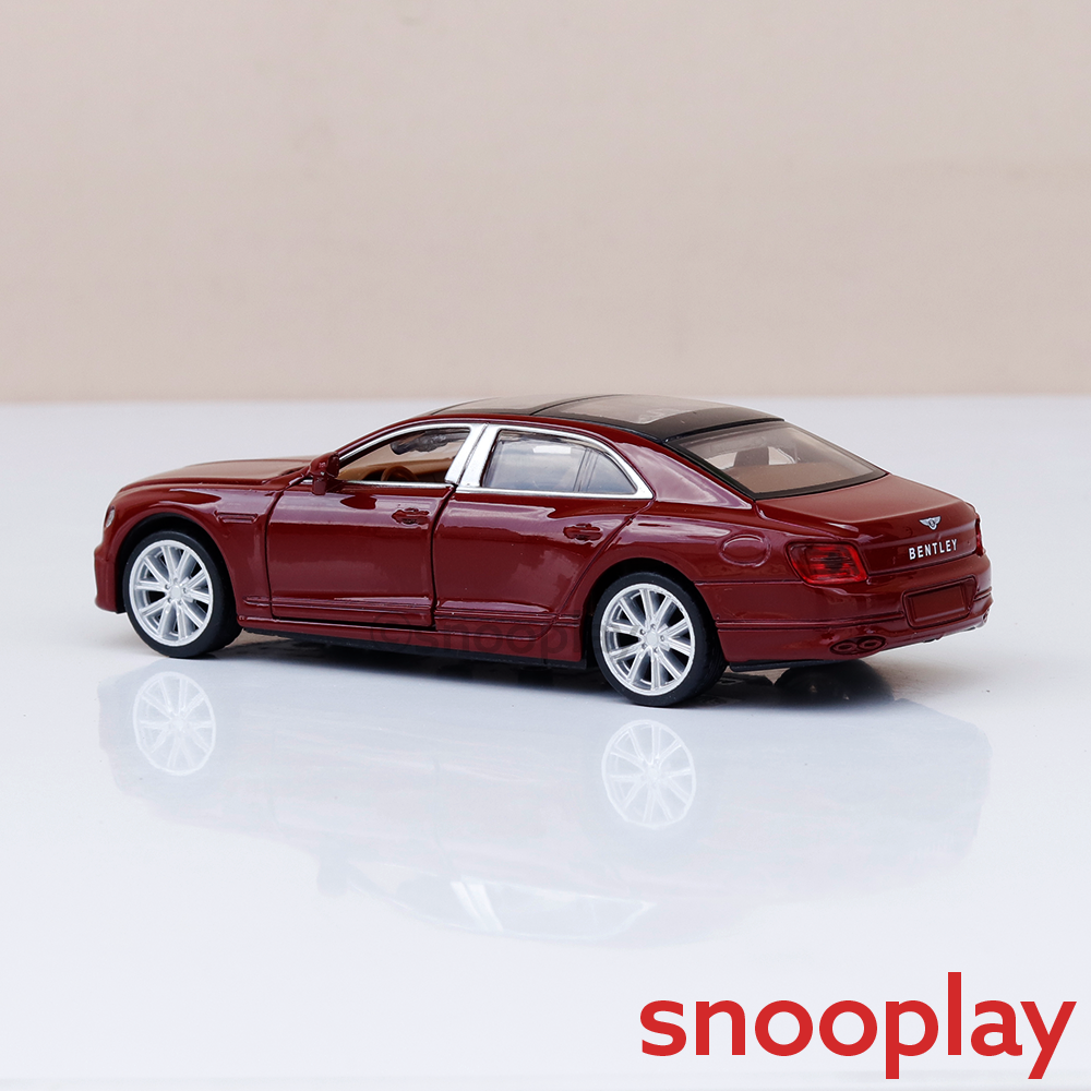 Metal Speed Zone Original Bentley Flying Spur Hybrid Licensed Diecast Car with Openable Doors | 1:38 Scale (14 Years till Grown Ups) | Assorted Colors
