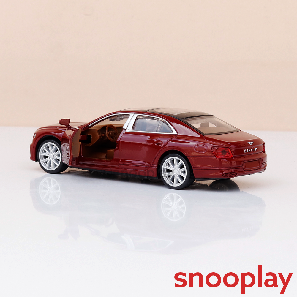 Metal Speed Zone Original Bentley Flying Spur Hybrid Licensed Diecast Car with Openable Doors | 1:38 Scale (14 Years till Grown Ups) | Assorted Colors