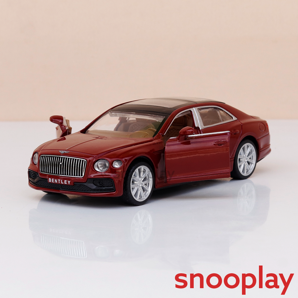 Metal Speed Zone Original Bentley Flying Spur Hybrid Licensed Diecast Car with Openable Doors | 1:38 Scale (14 Years till Grown Ups) | Assorted Colors