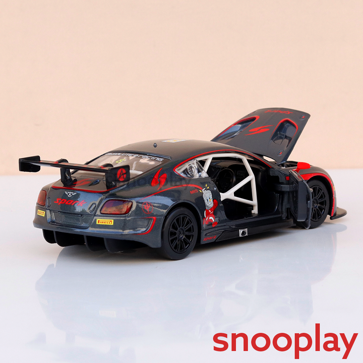 Metal Speed Zone Original Bentley Continental GT3 Concept Licensed Diecast Car with Openable Parts | 1:24 Scale (14 Years till Grown Ups)