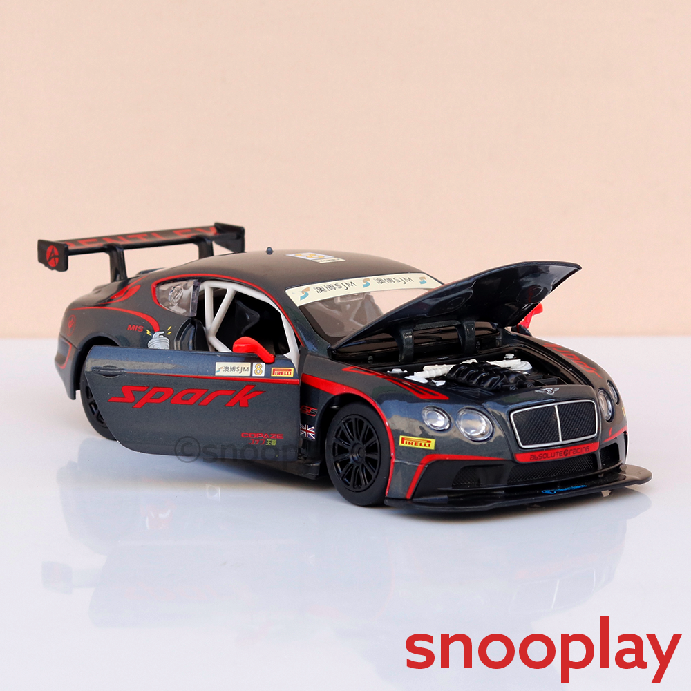 Metal Speed Zone Original Bentley Continental GT3 Concept Licensed Diecast Car with Openable Parts | 1:24 Scale (14 Years till Grown Ups)
