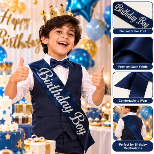 Birthday Boy Sash | Birthday Party Accessory