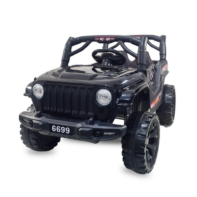 Ride-on Battery Operated and Remote Controlled Balck Jeep Car | 2 Modes | COD not Available