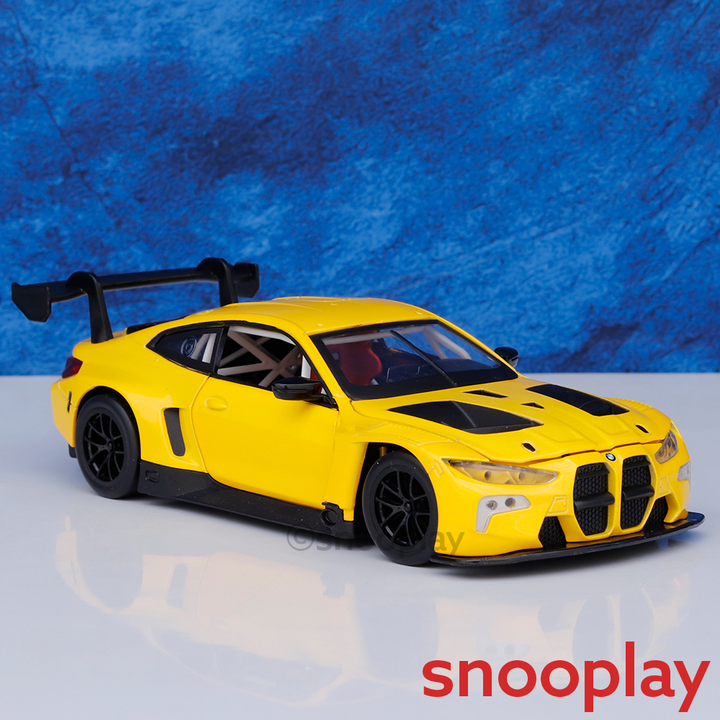 Metal Speed Zone Original BMW M4 GT3 Licensed Diecast Car with Openable Parts | 1:24 Scale (14 Years till Grown Ups)