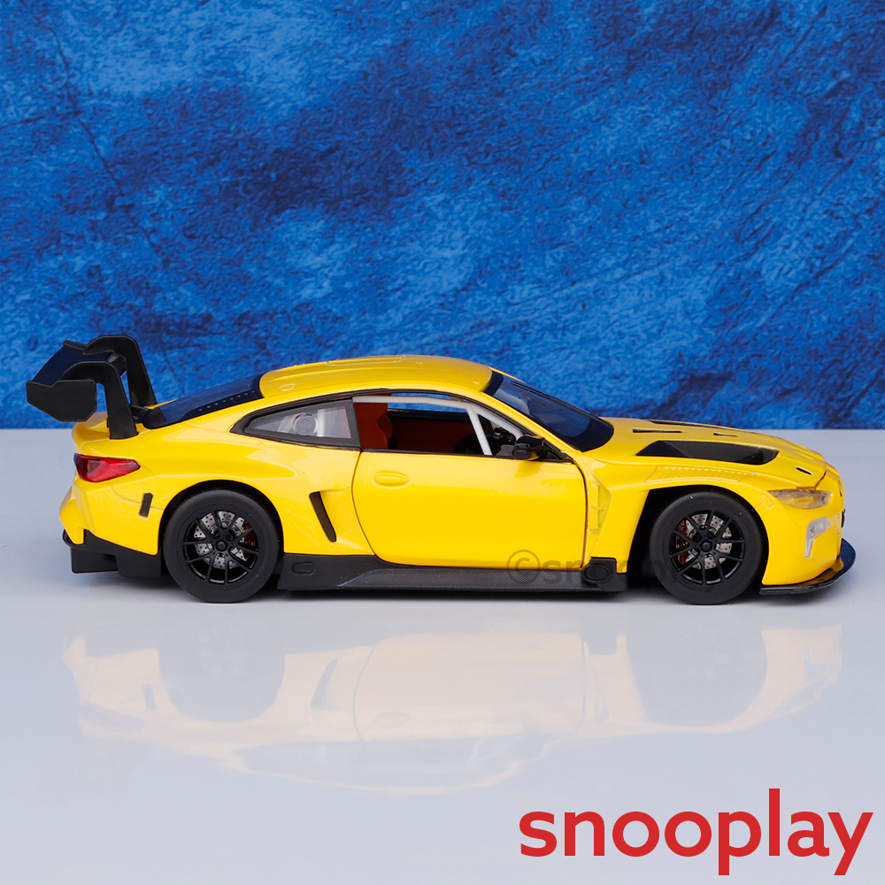 Metal Speed Zone Original BMW M4 GT3 Licensed Diecast Car with Openable Parts | 1:24 Scale (14 Years till Grown Ups)