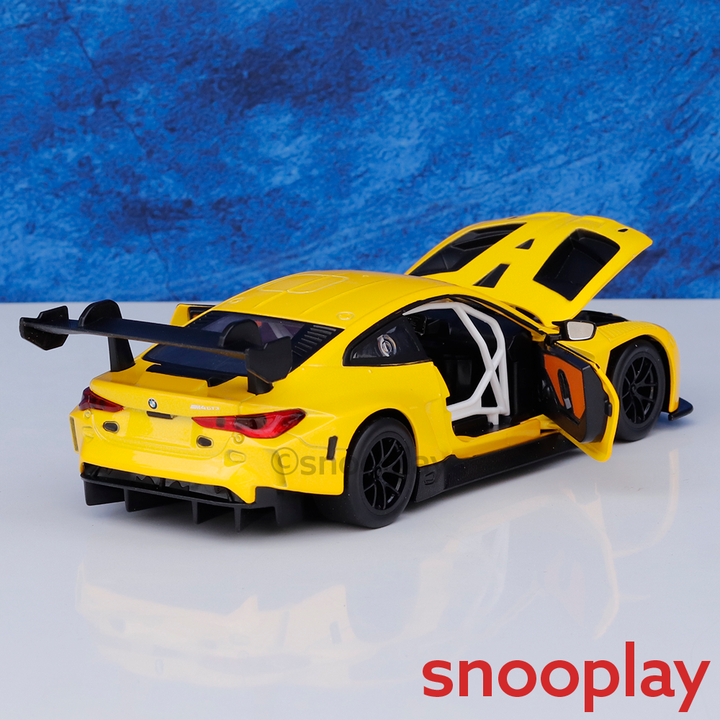 Metal Speed Zone Original BMW M4 GT3 Licensed Diecast Car with Openable Parts | 1:24 Scale (14 Years till Grown Ups)