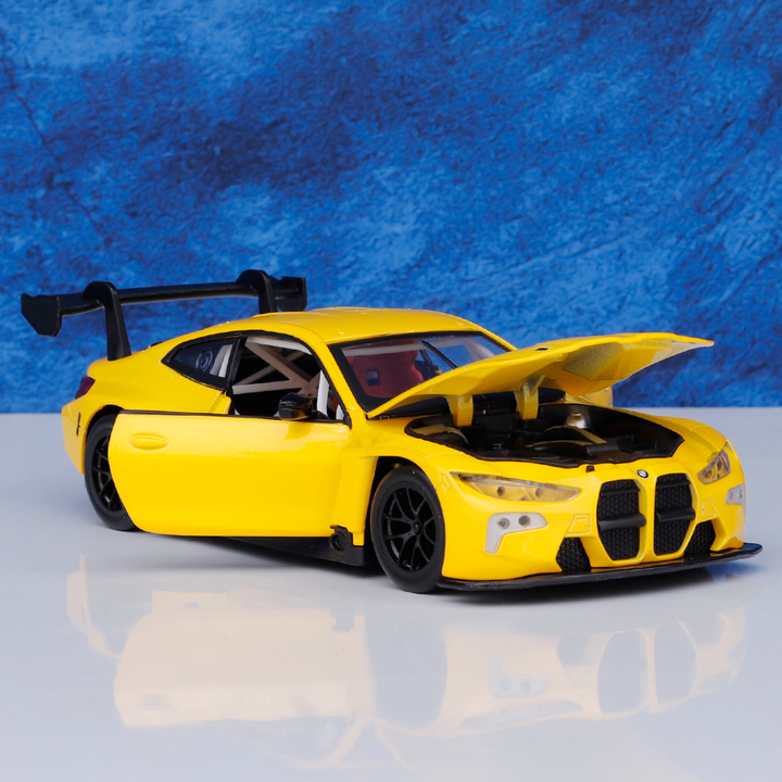 Metal Speed Zone Original BMW M4 GT3 Licensed Diecast Car with Openable Parts | 1:24 Scale (14 Years till Grown Ups)