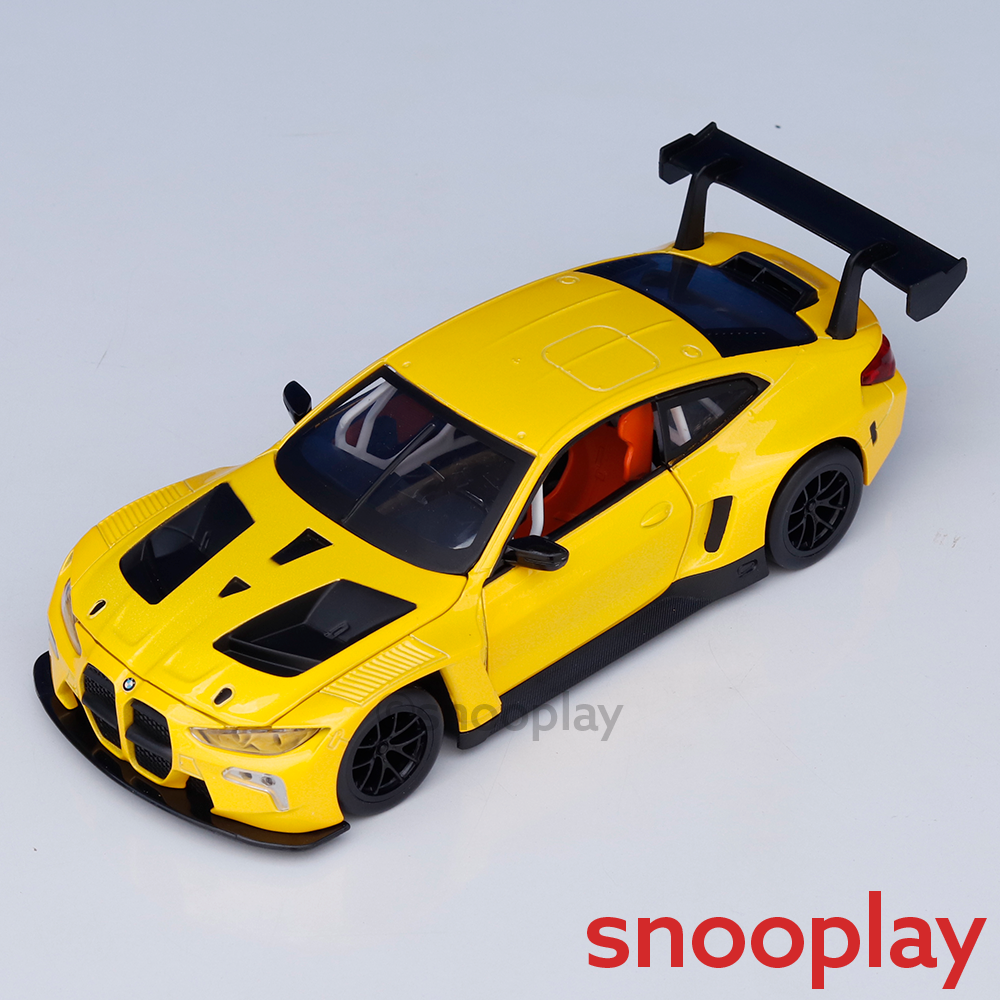 Metal Speed Zone Original BMW M4 GT3 Licensed Diecast Car with Openable Parts | 1:24 Scale (14 Years till Grown Ups)