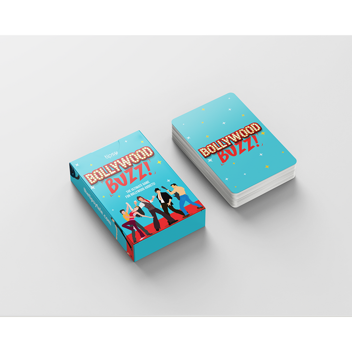 The Tipsy Tales Bollywood Buzz - The Ultimate Party Card Game (13 Years till Grown Ups)