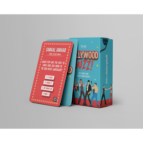 The Tipsy Tales Bollywood Buzz - The Ultimate Party Card Game (13 Years till Grown Ups)