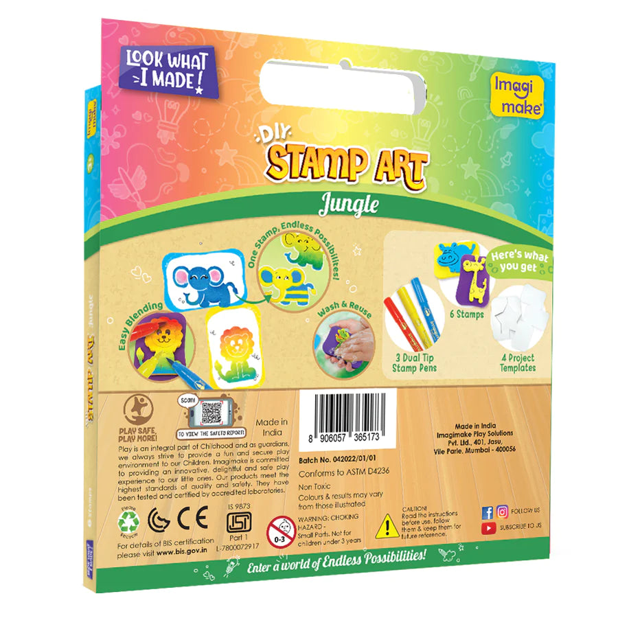 Stamp Art - Jungle (DIY Craft Kit)