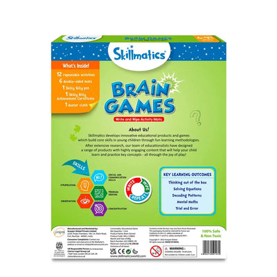 Brain Games | Reusable Activity Mats