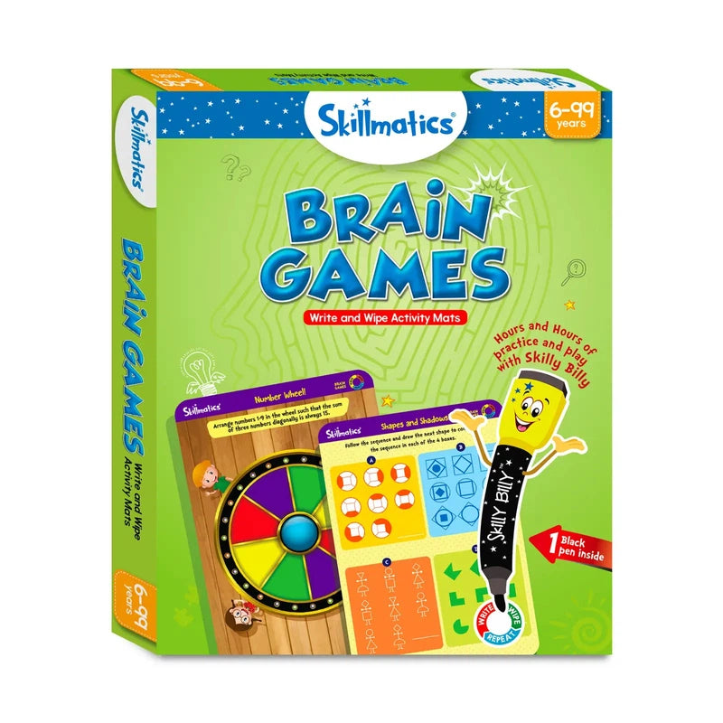 Brain Games | Reusable Activity Mats