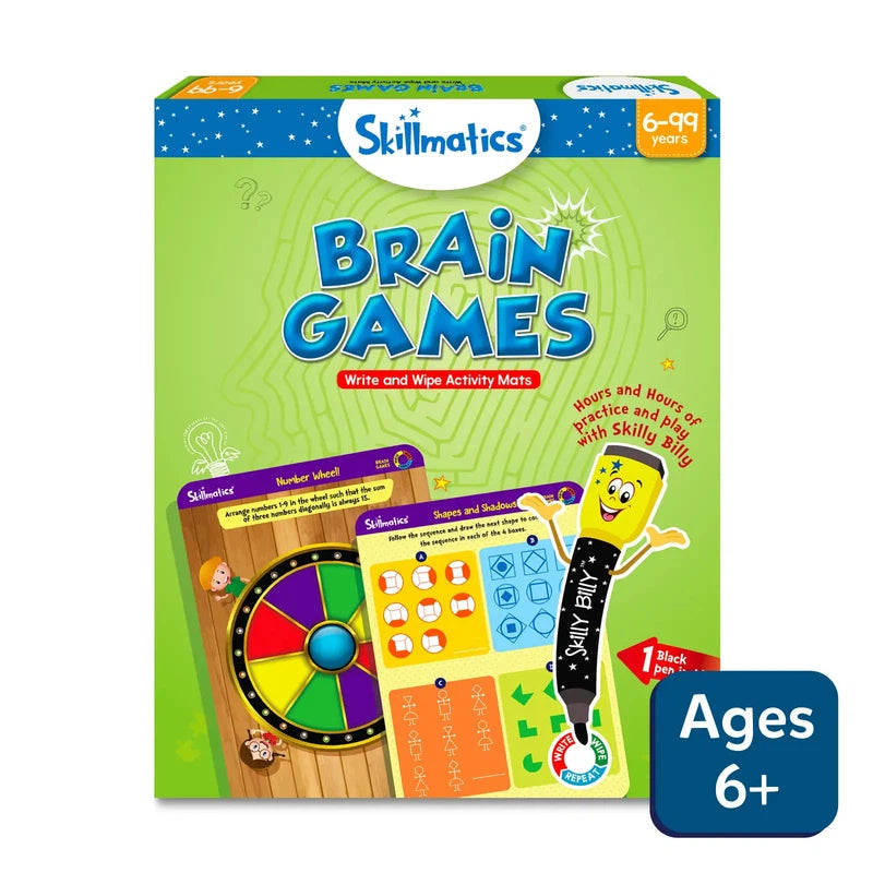 Brain Games | Reusable Activity Mats