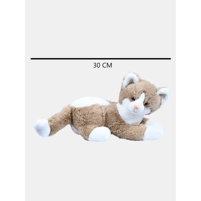 Brown Suzy Cat Soft Toy | Length - 30 cm