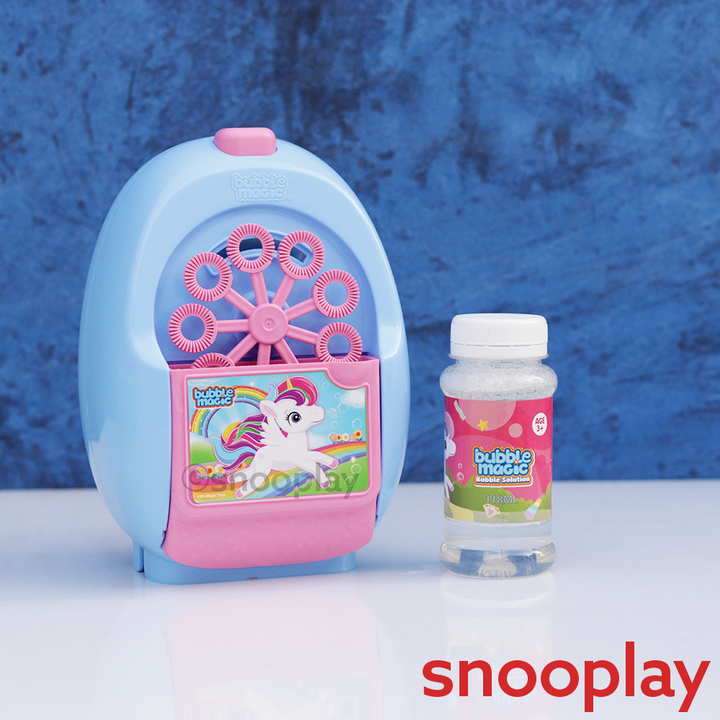 Electric Bubble Magic Machine with 118 ML Solution (3-6 Years)