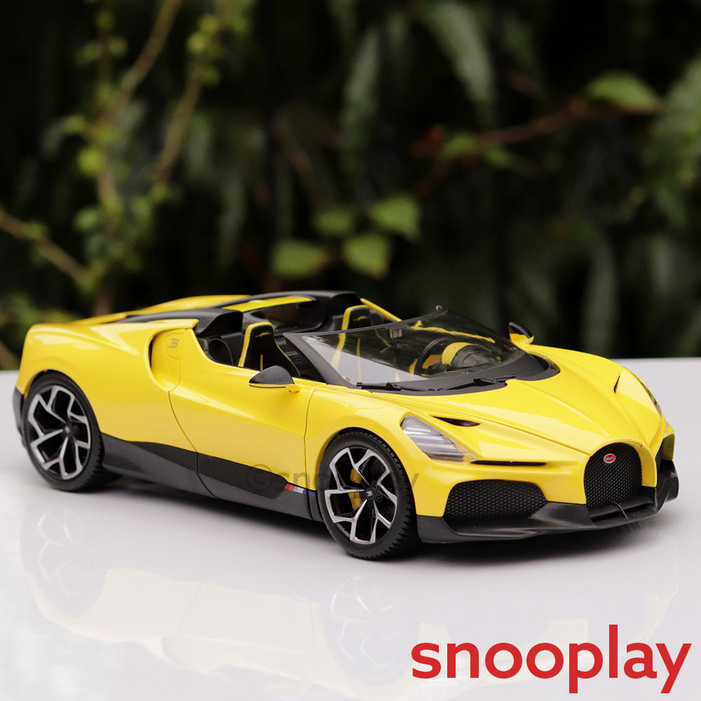 Original Bugatti Mistral Licensed Diecast Car | 1:18 Scale Model (14 Years Till Grown Ups)