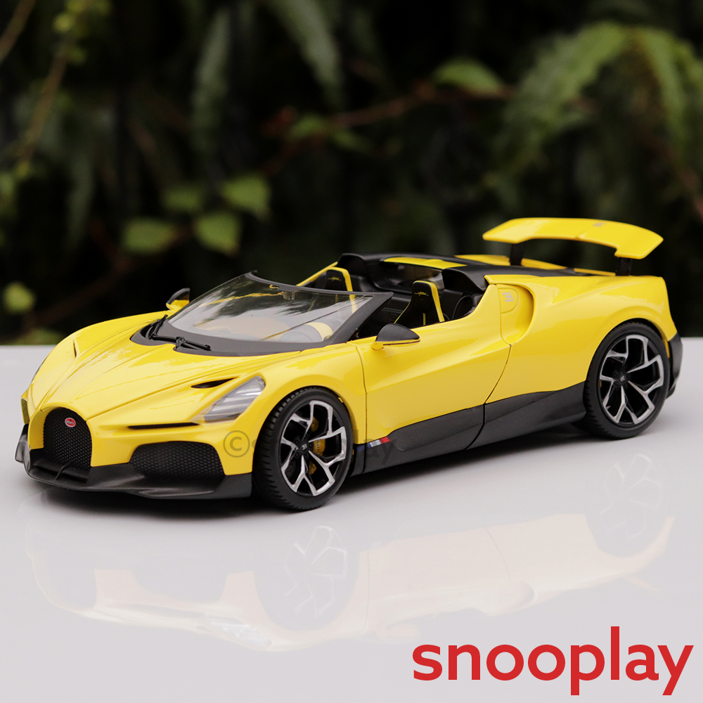 Original Bugatti Mistral Licensed Diecast Car | 1:18 Scale Model (14 Years Till Grown Ups)