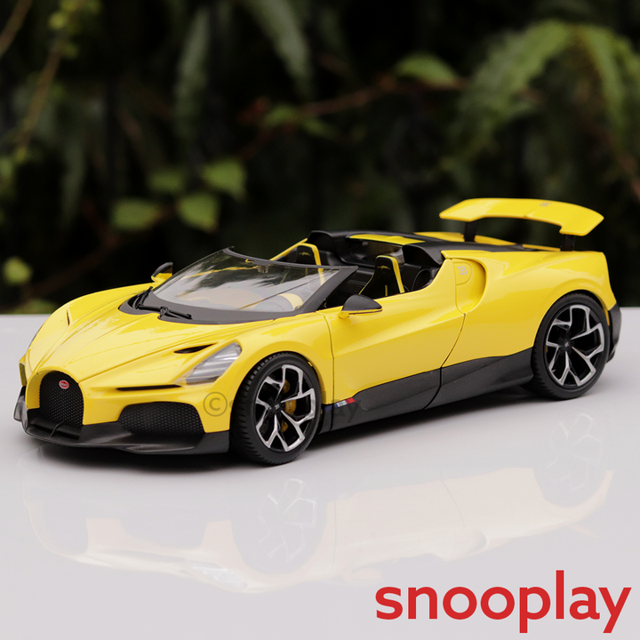 Original Bugatti Mistral Licensed Diecast Car | 1:18 Scale Model (14 Years Till Grown Ups)