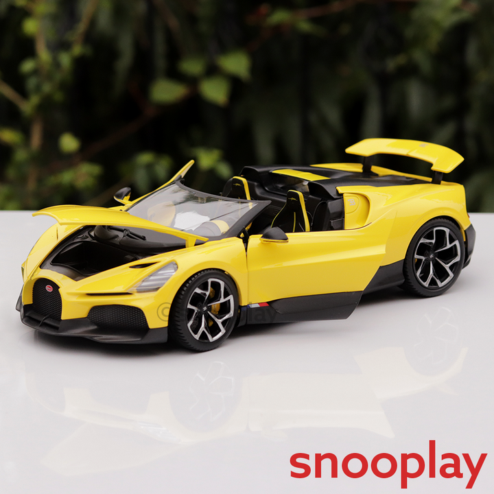 Original Bugatti Mistral Licensed Diecast Car | 1:18 Scale Model (14 Years Till Grown Ups)