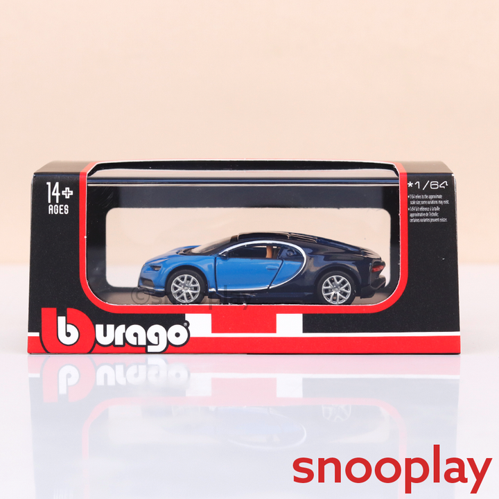 Bburago Original Bugatti Chiron Licensed Diecast Car | 1:64 Scale (14 Years till Grown Ups)