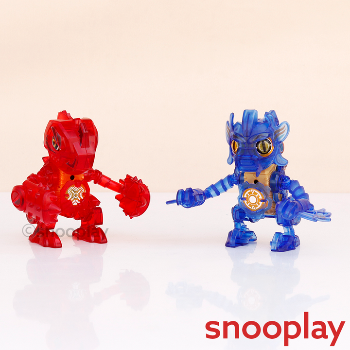 Silverlit Build 2 Strike Deluxe Robot Battle Pack | Light & Sound (5-12 Years)
