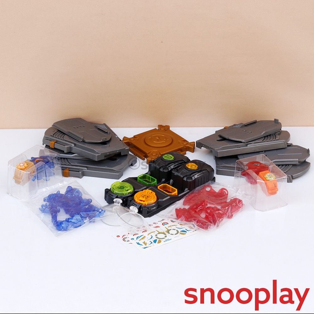 Silverlit Build 2 Strike Deluxe Robot Battle Pack | Light & Sound (5-12 Years)